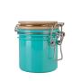 200ml Sealed Plastic Pet Storage Jar Replacement With Bamboo Lid Spices Tank Container Kitchen Food Bottle Coffee Tea Caddy,S Sealed Jar-Blue